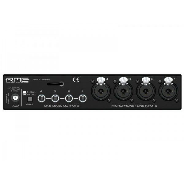 RME QUADMIC | Signal processing - SONOLOGY Toulouse